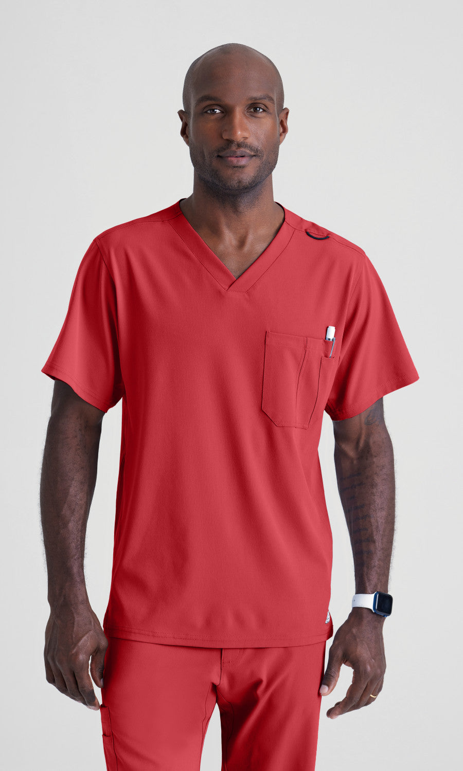 Skechers SK0112 Structure Scrub Top True Red
