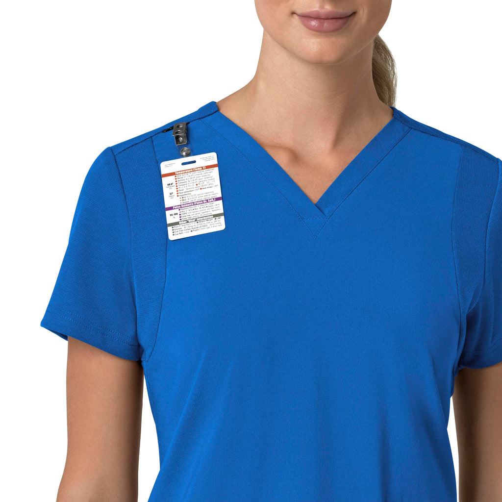 Force Cross-Flex C13210 Flex Panel V-Neck Scrub Top Royal