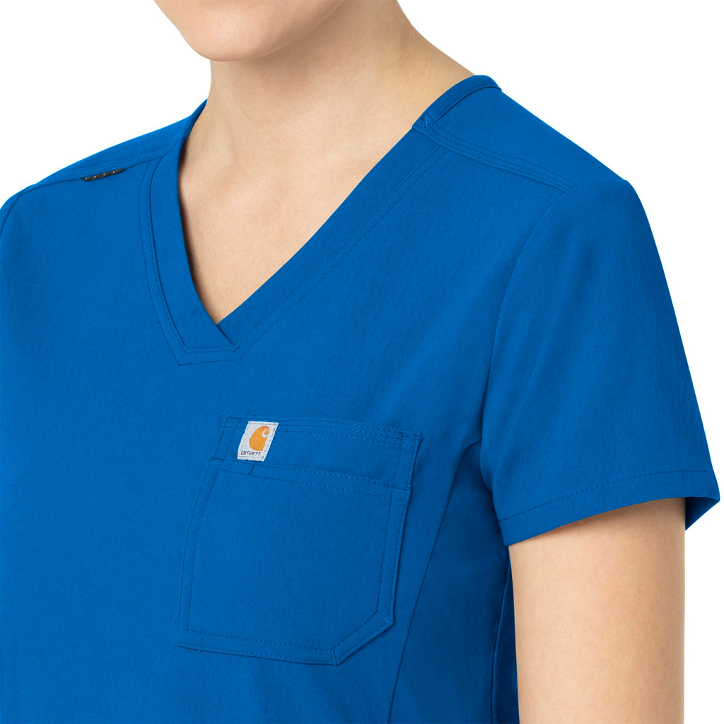 Rugged Flex Peak C12137 Tuck-In Scrub Top Royal