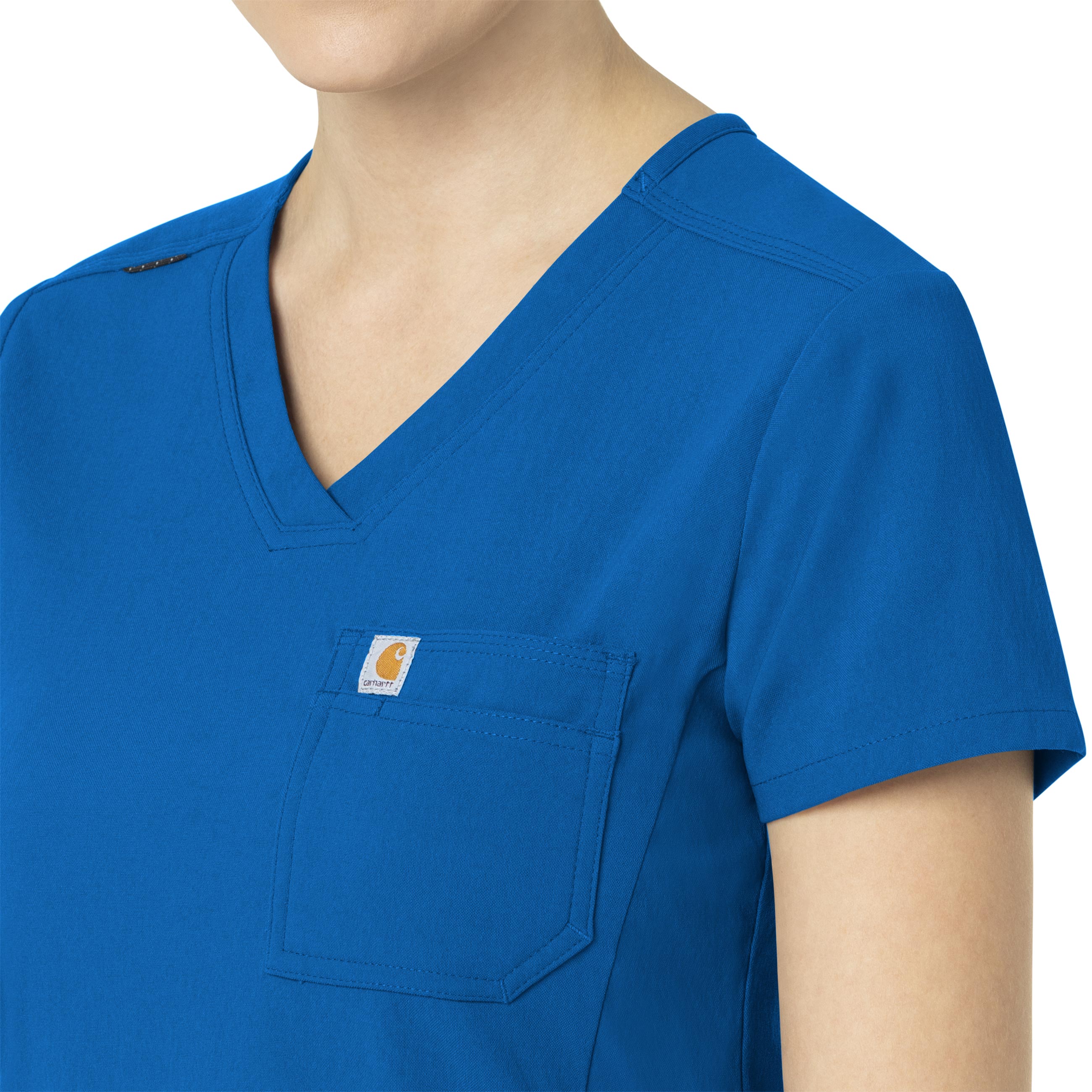 Rugged Flex Peak C12137 Tuck-In Scrub Top Royal