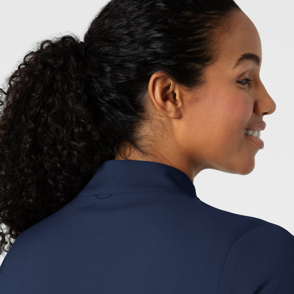 Boundless 8151 Warm Up Scrub Jacket Navy