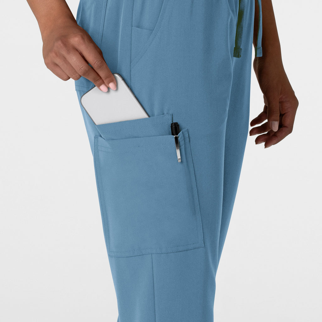 Nova 5132 Women's Jogger Utility Scrub Pants Pacific Blue