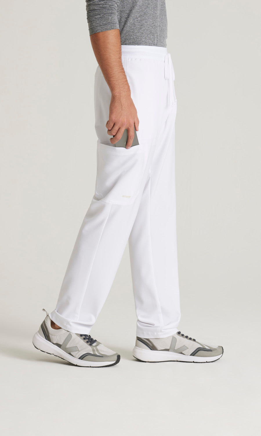 Grey's Anatomy Evolve GSSP649 Highland Scrub Pants White