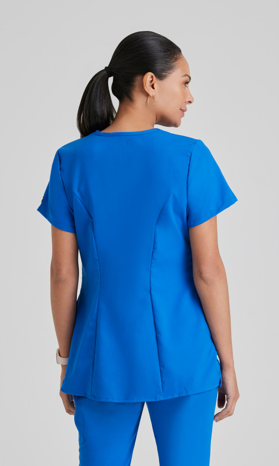 Grey's Anatomy GRT094 Lilah Scrub Top New Royal