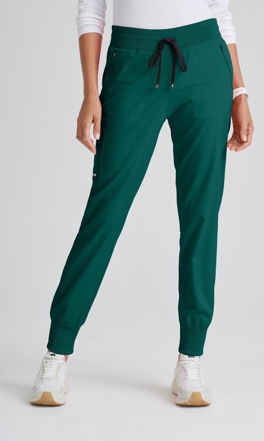 Grey's Anatomy Stretch GRSP537 Eden Jogger Hunter Green