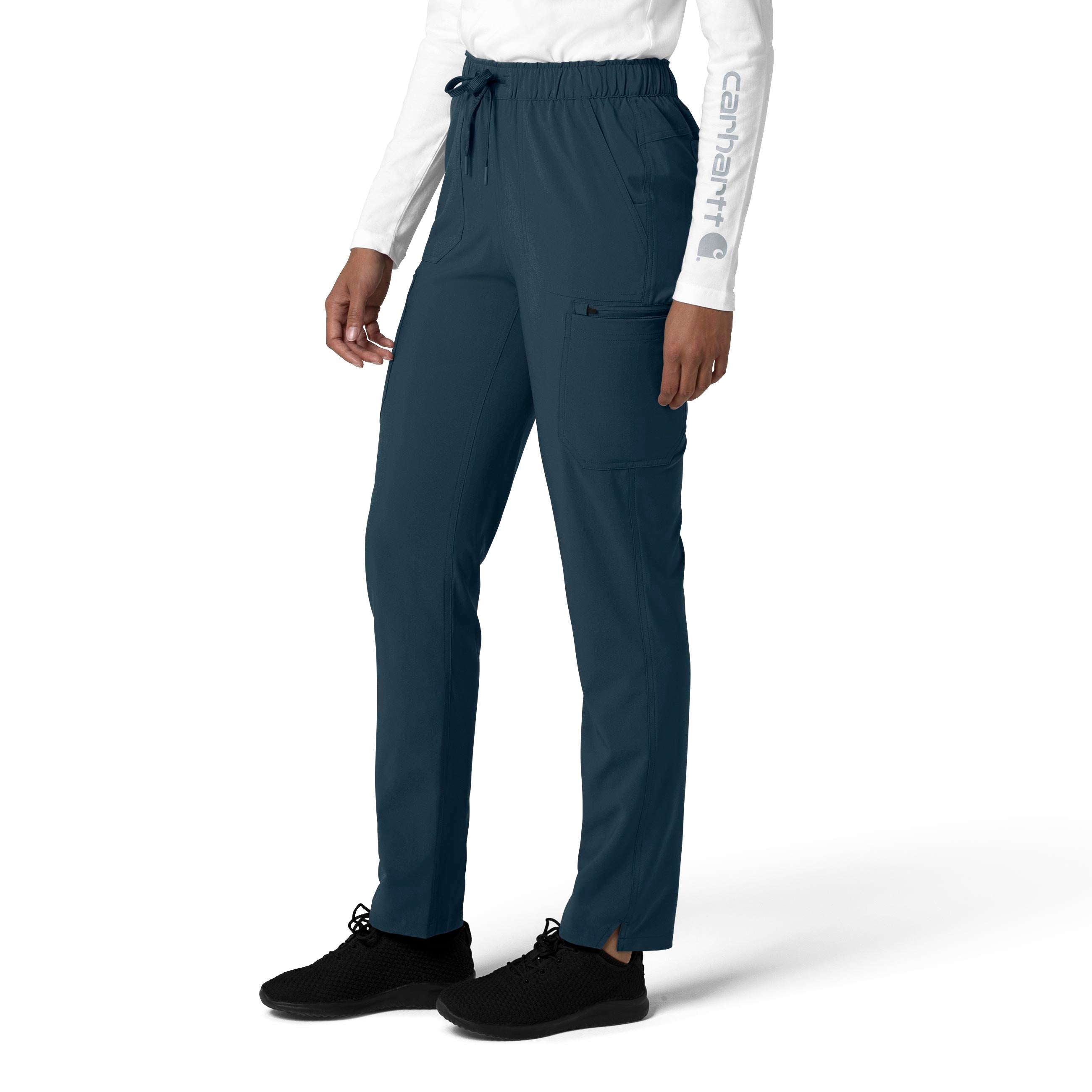 Force Cross-Flex C53210 Straight Leg Cargo Scrub Pants Navy