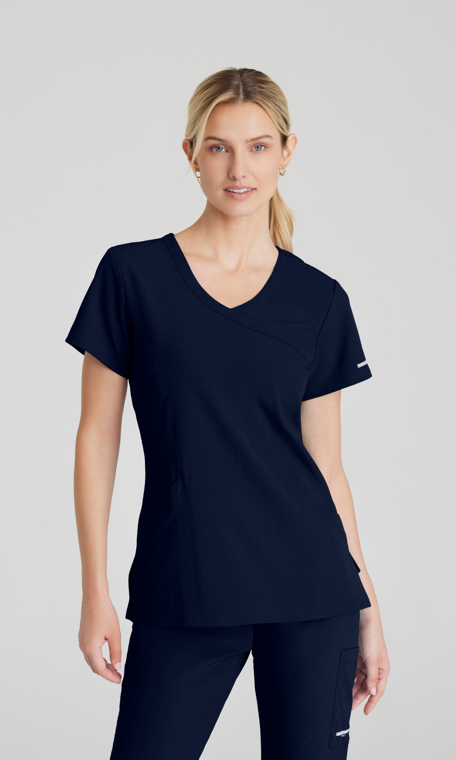 Skechers SK102 Reliance Scrub Top Navy