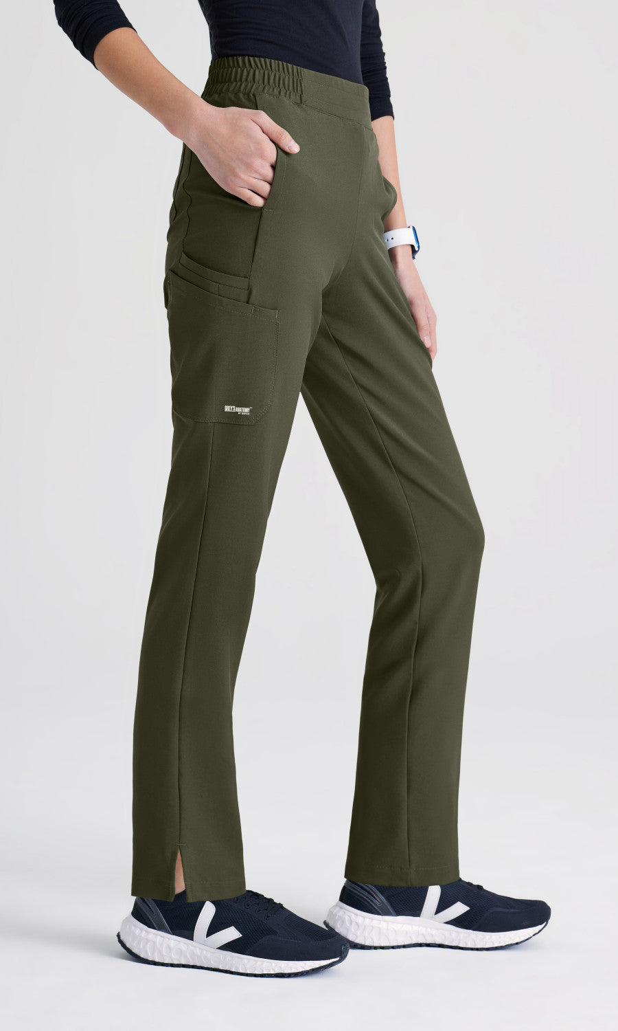 Grey's Anatomy Evolve GSSP627 Cosmo Scrub Pants Fern