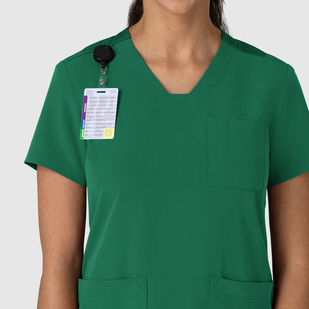 Nova 6132 Flex-n-Reach V-Neck Scrub Top Hunter