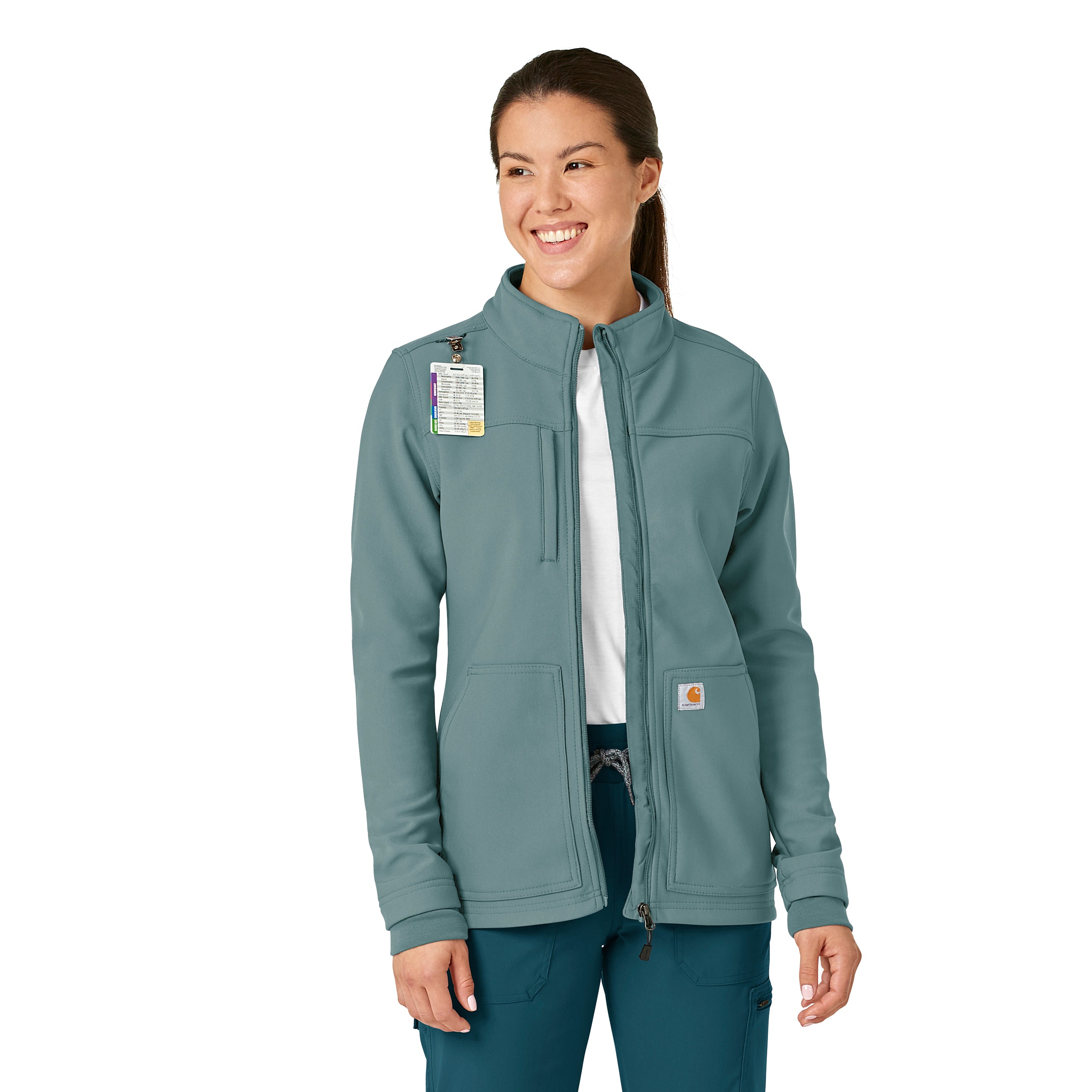 Rugged Flex C81023 Bonded Fleece Jacket Summer Blue