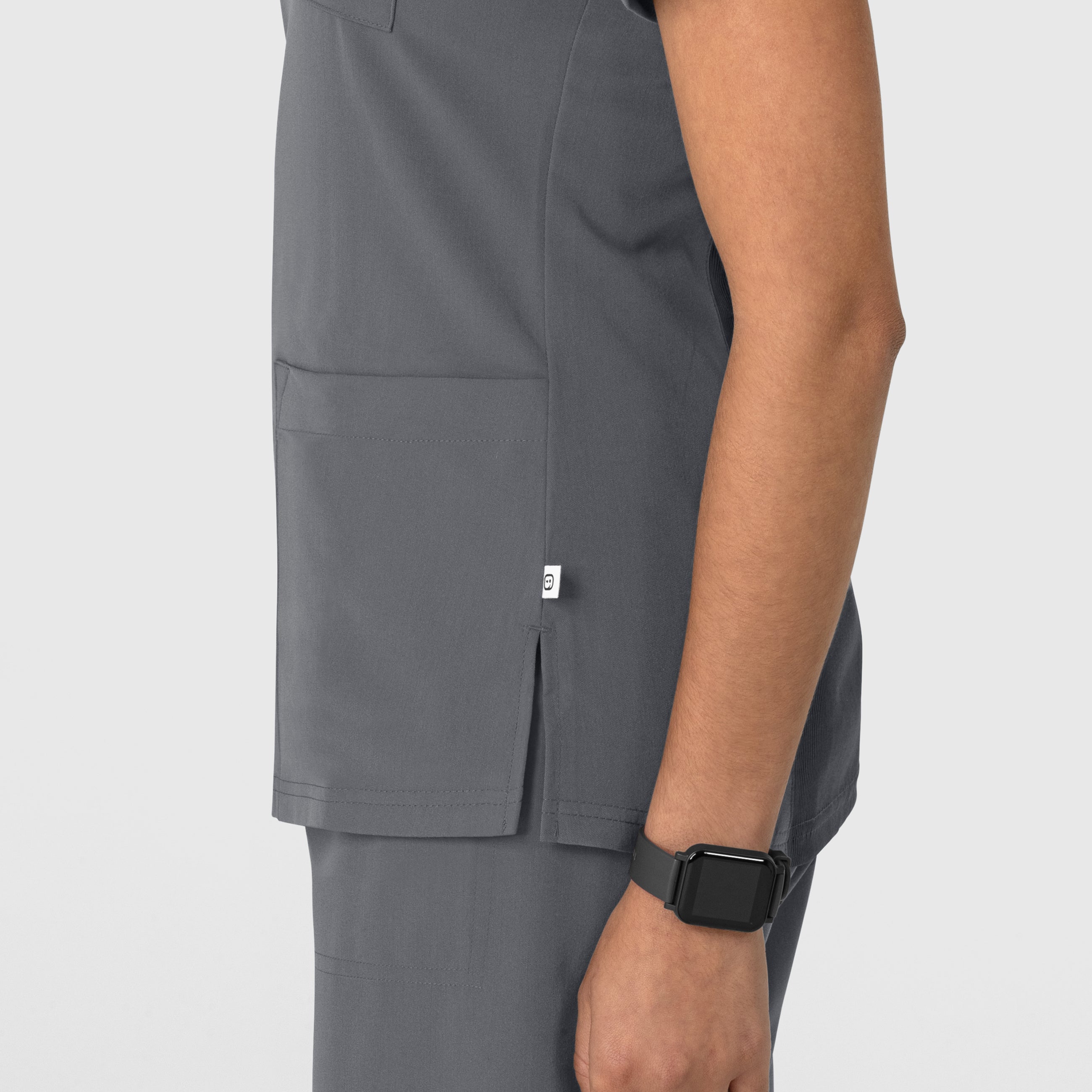 Nova 6132 Flex-n-Reach V-Neck Scrub Top Pewter