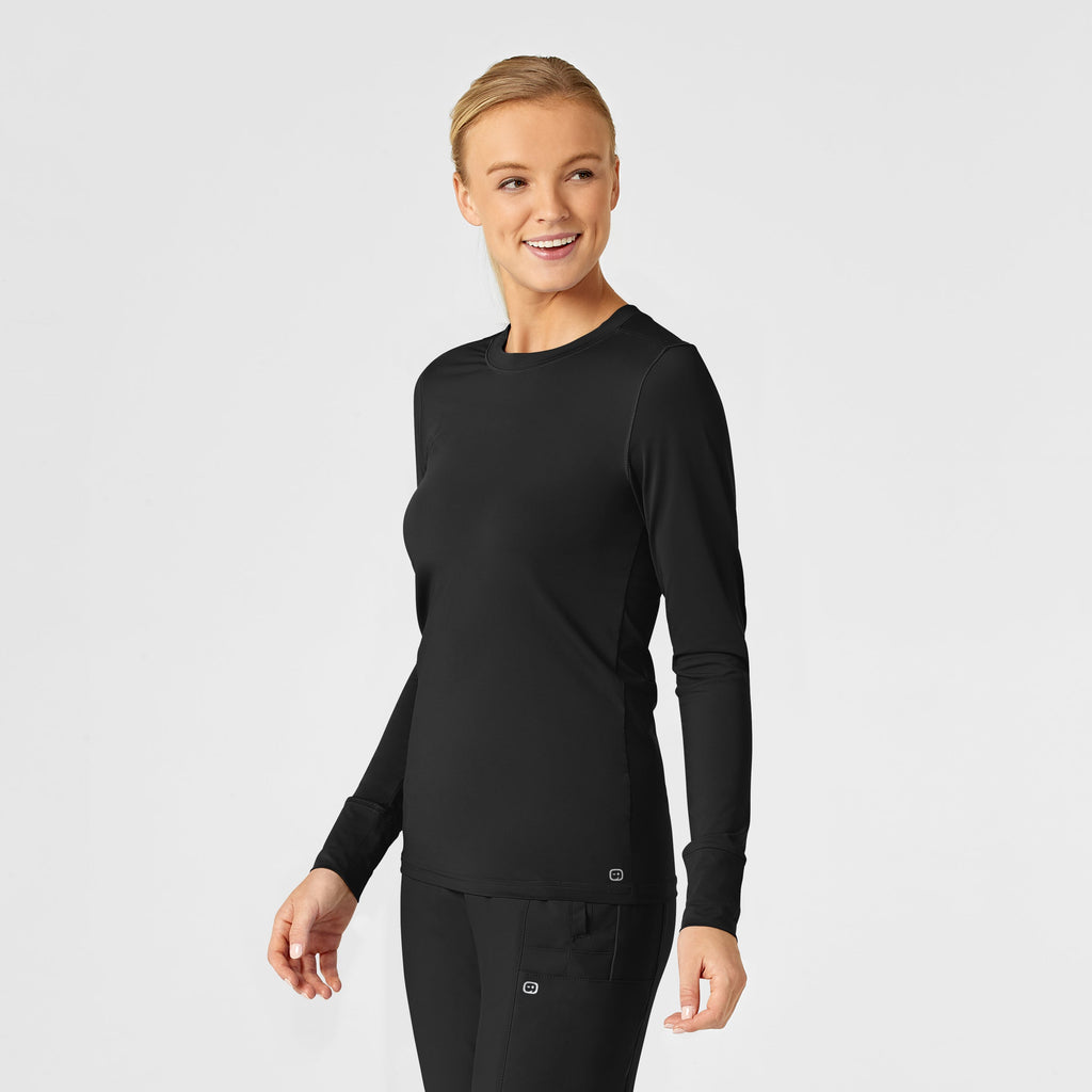 Layers 2029 Performance Long Sleeve Tee Black
