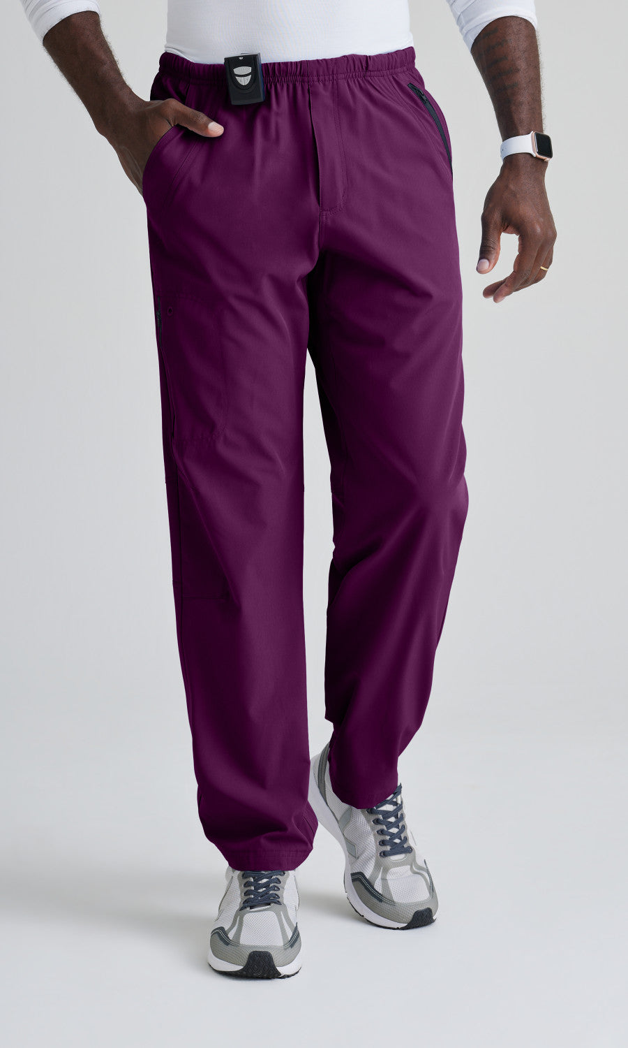 Barco One 0217 Amplify Scrub Pants Wine