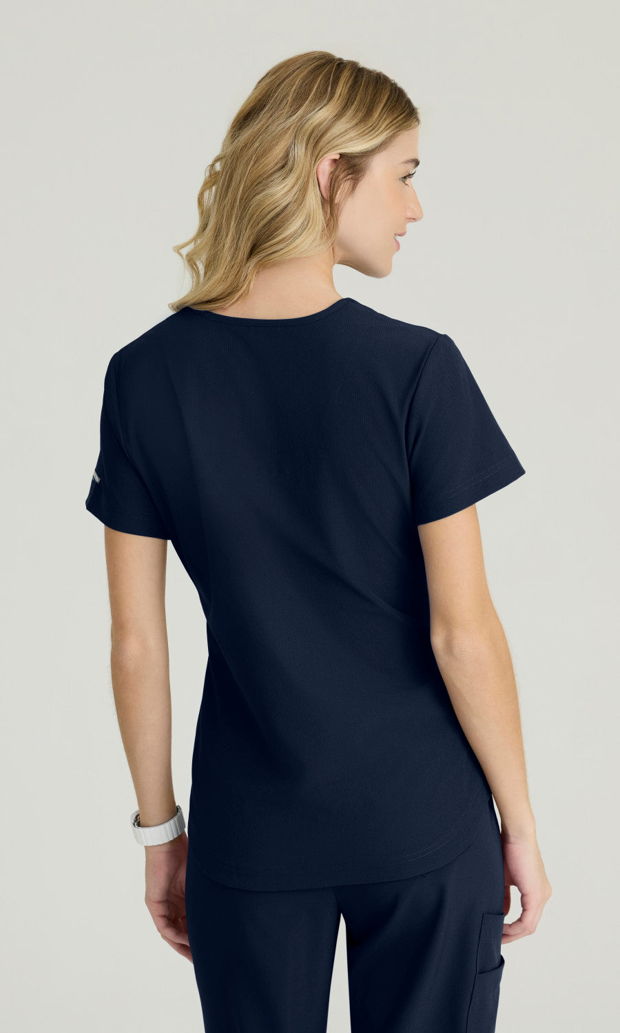 Skechers Vitality SKT092 Electra Scrub Top Navy