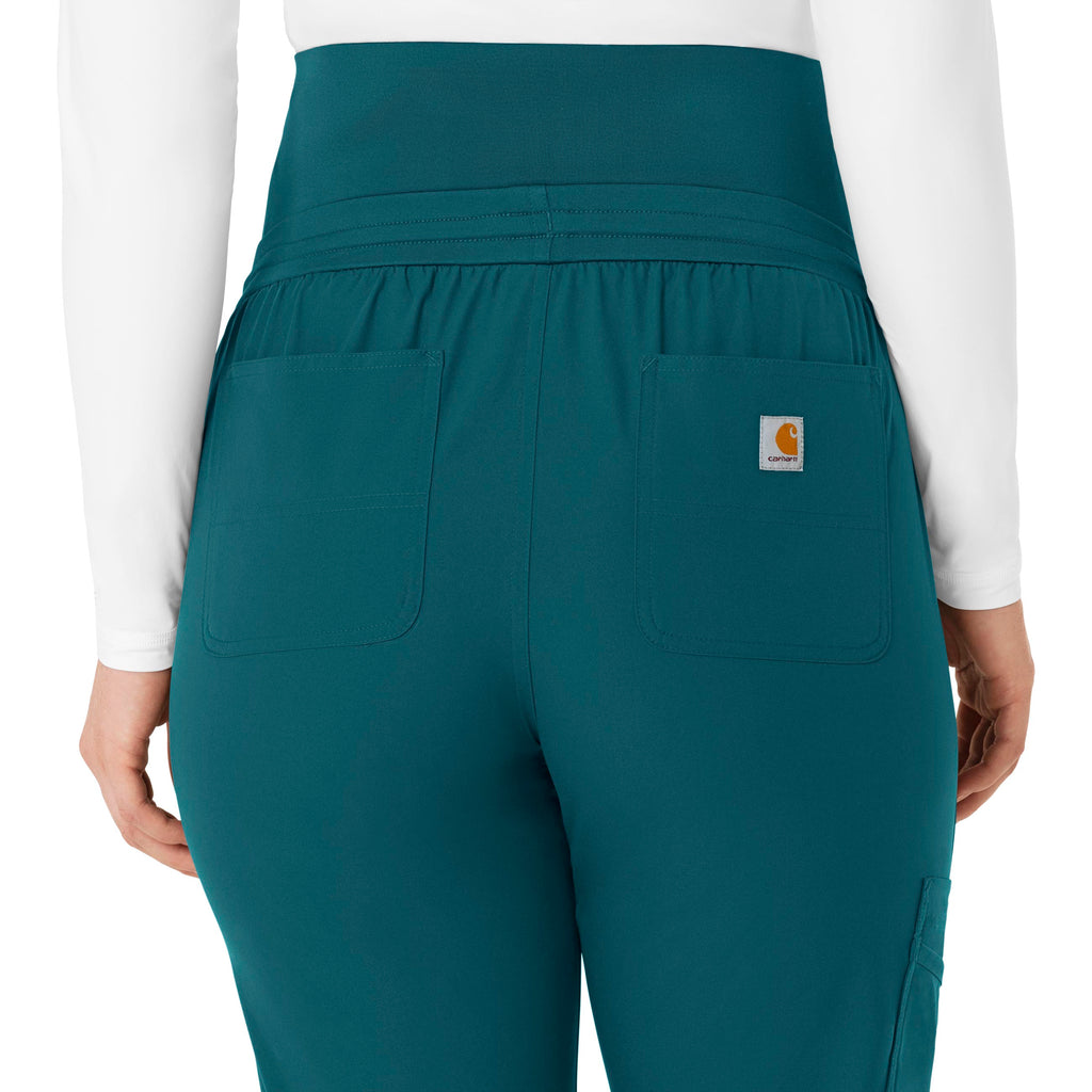 Force Essentials C54113 Maternity Jogger Scrub Pants Caribbean