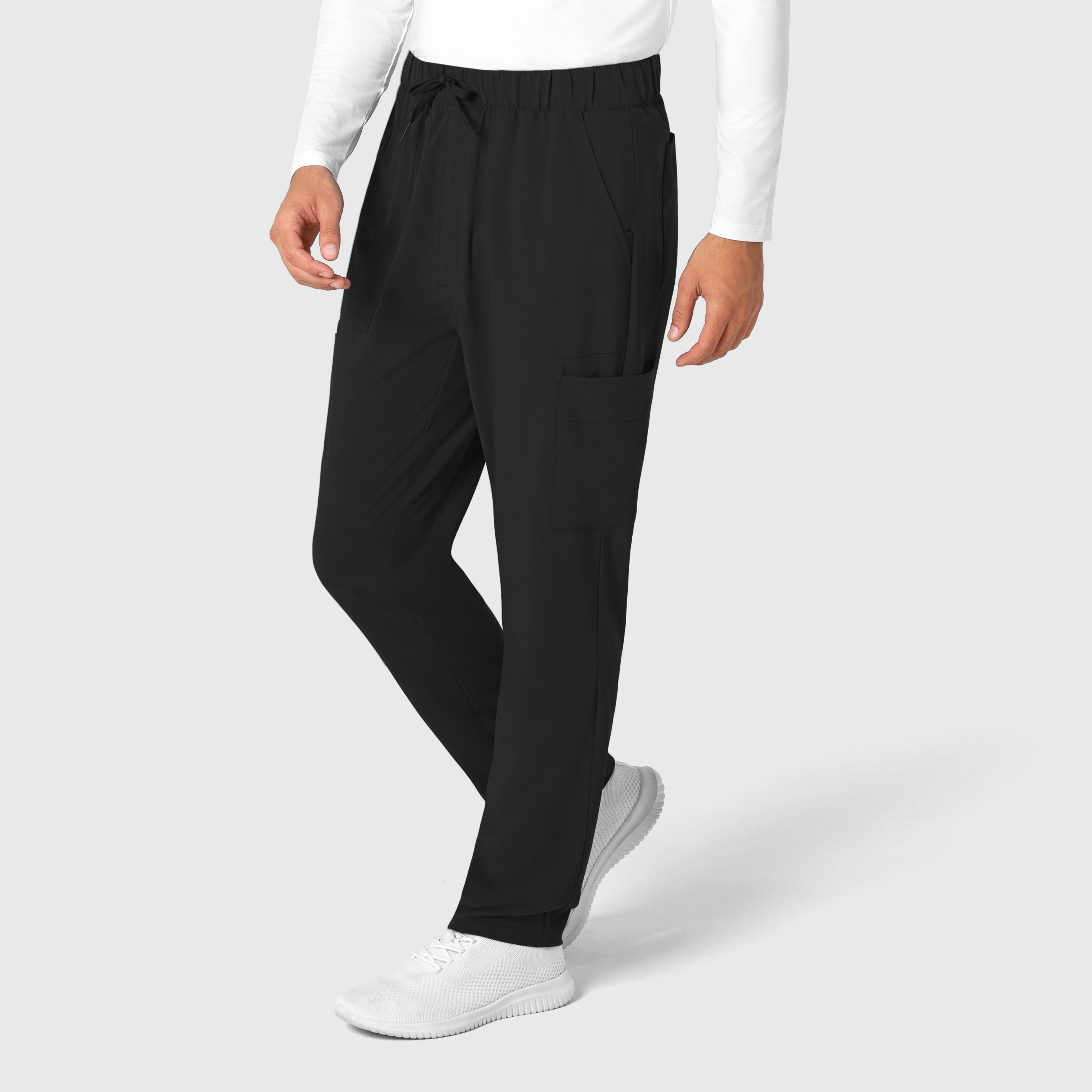 RENEW 5834 Men's Tapered Scrub Pants Black