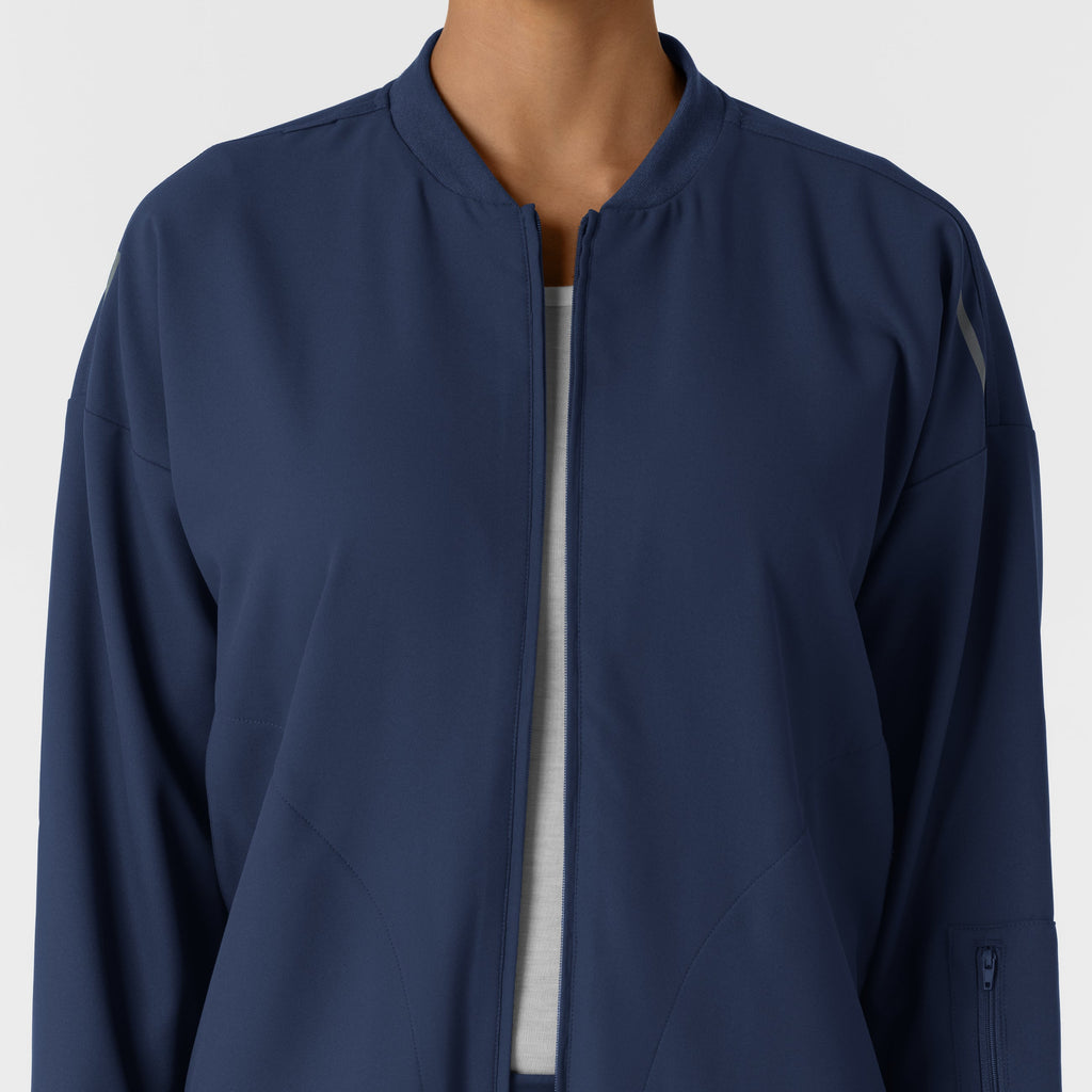 Layers 8066 Bomber Scrub Jacket Navy