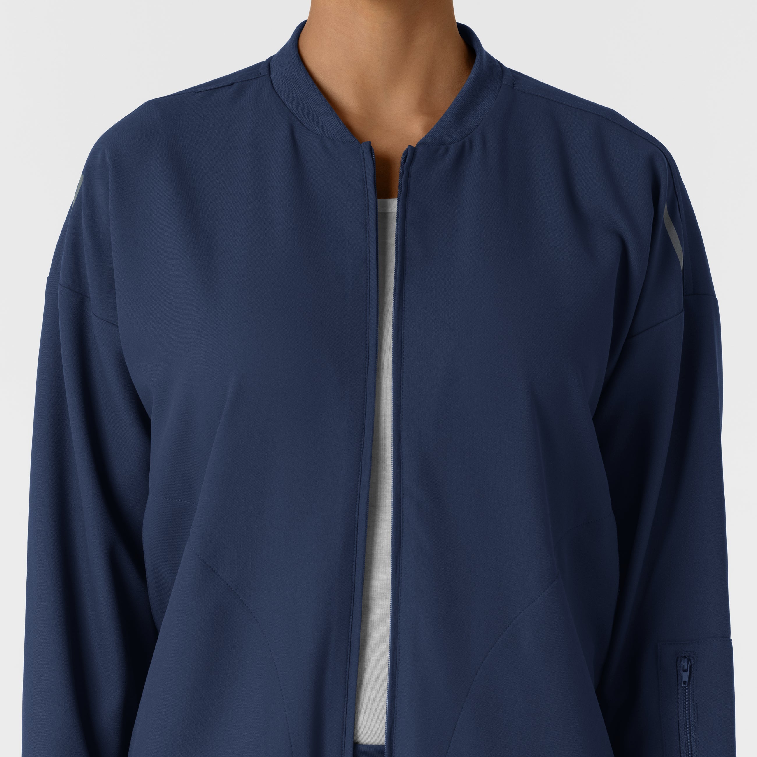 Layers 8066 Bomber Scrub Jacket Navy