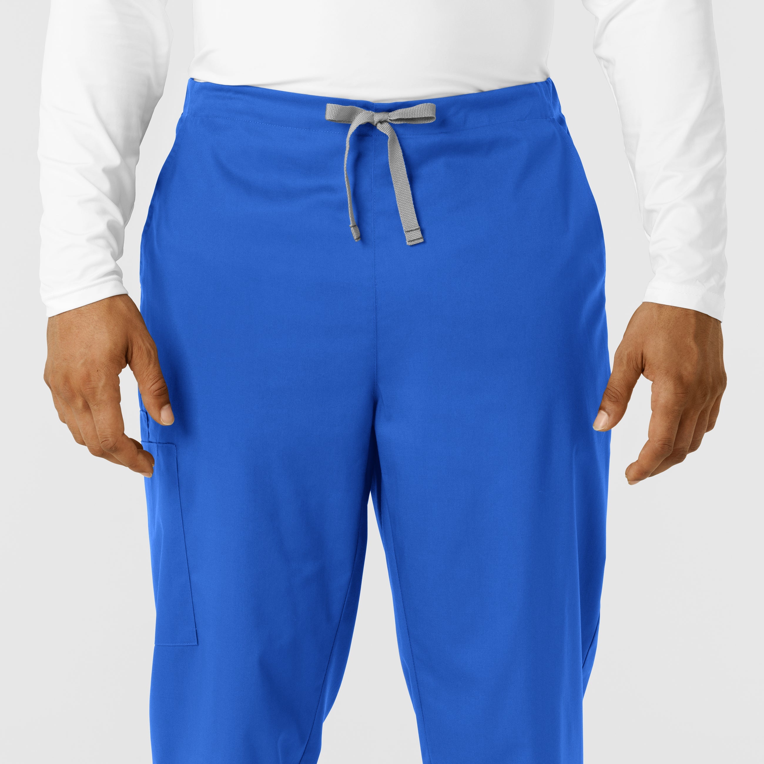 WonderWORK 507 Men's Cargo Jogger Scrub Pants Royal