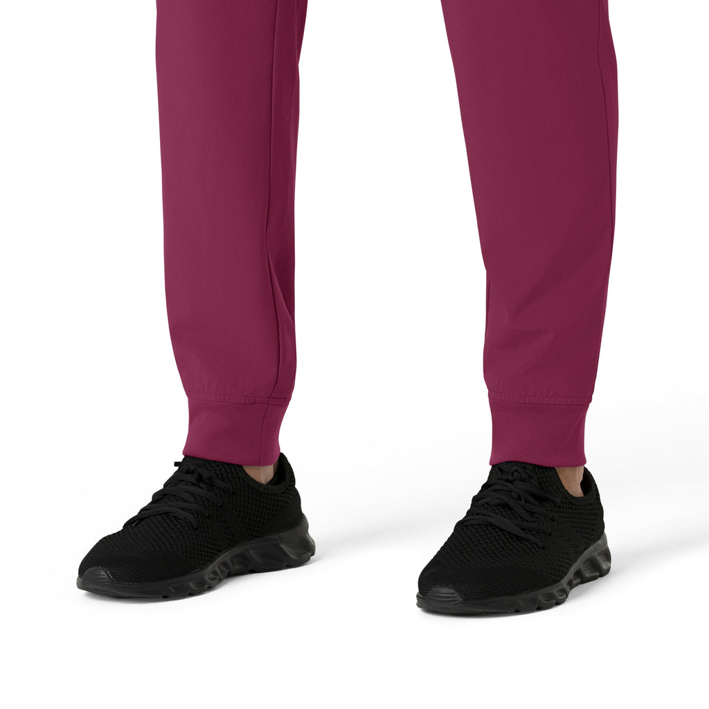Force Cross-Flex C56310 Men's Jogger Scrub Pants Wine