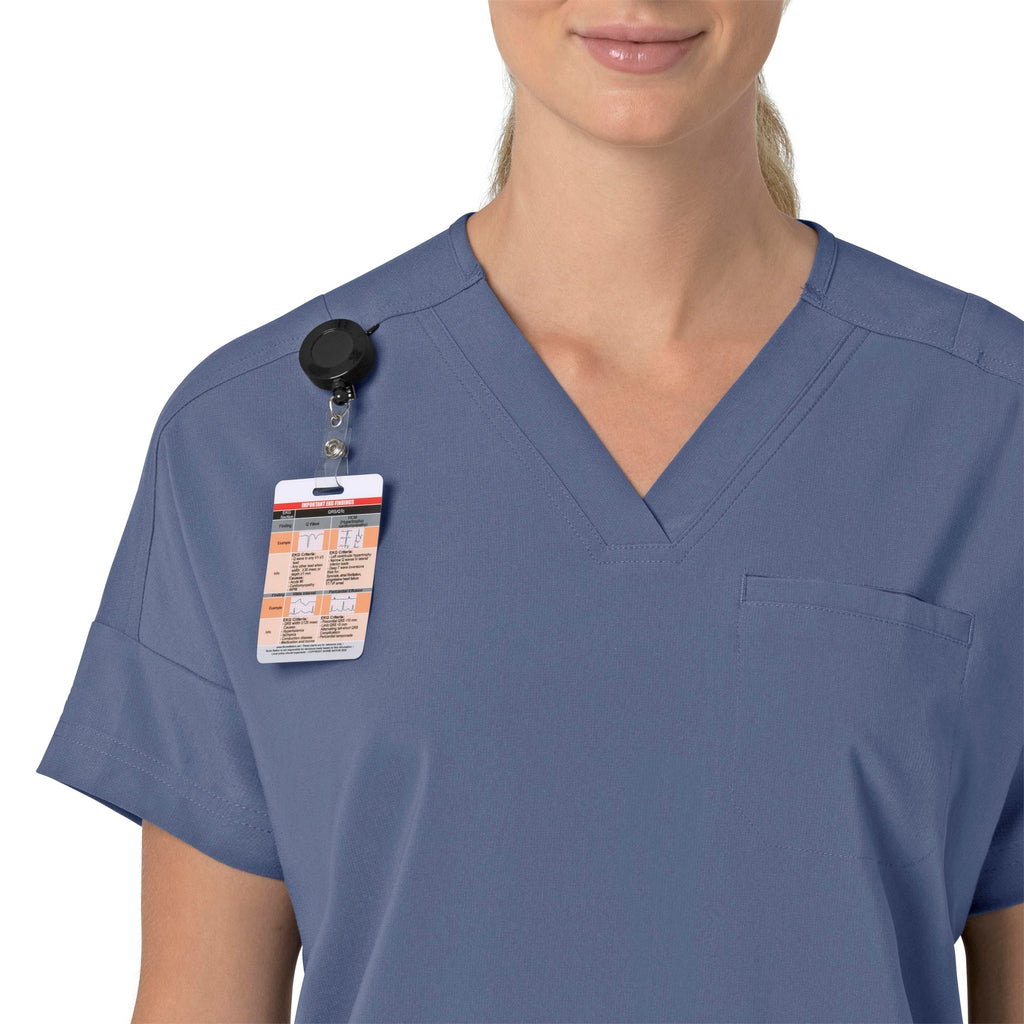 Force Cross-Flex C13110 Oversized V-Neck Scrub Top Riverside