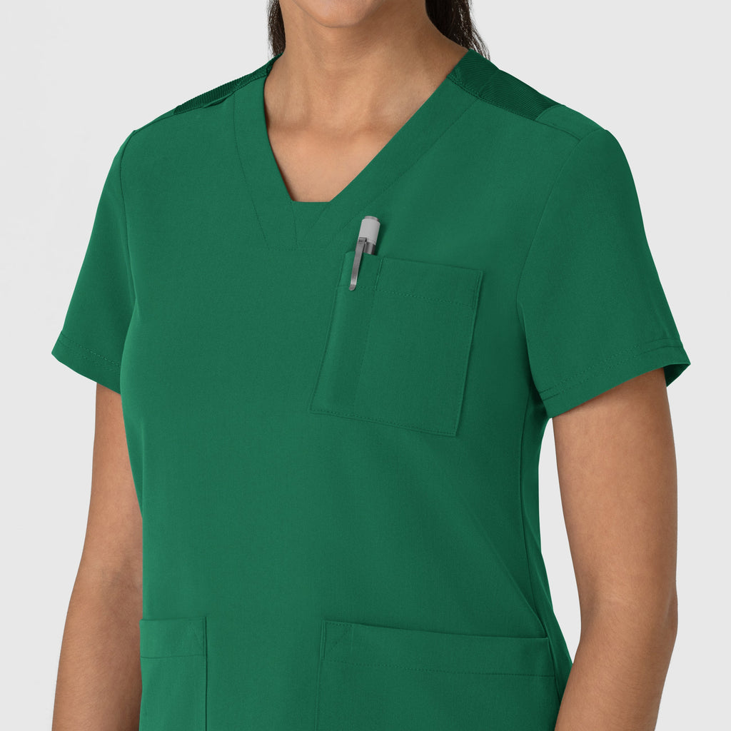 Nova 6132 Flex-n-Reach V-Neck Scrub Top Hunter