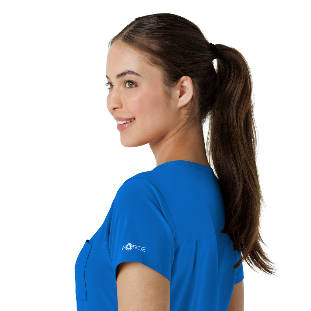 Force Cross-Flex C13410 Tuck-In Scrub Top Royal