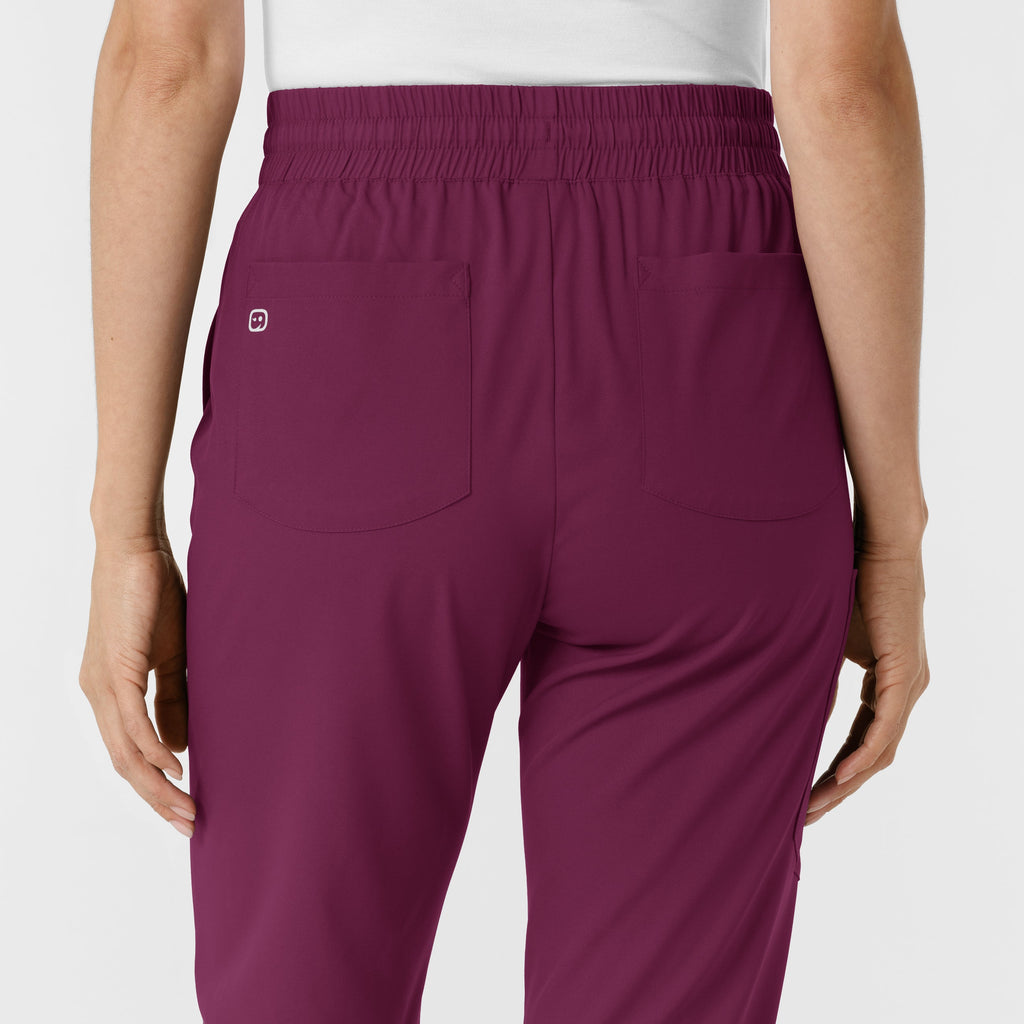Boundless 5251 Bootcut Scrub Pants Wine