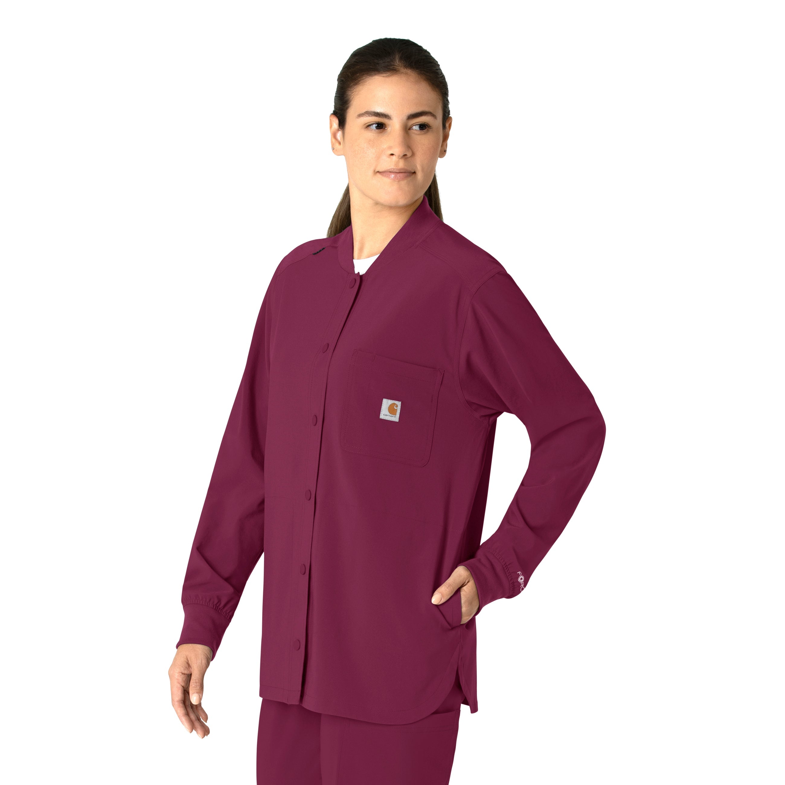 Force Cross-Flex C82210 Shirt Jacket Wine