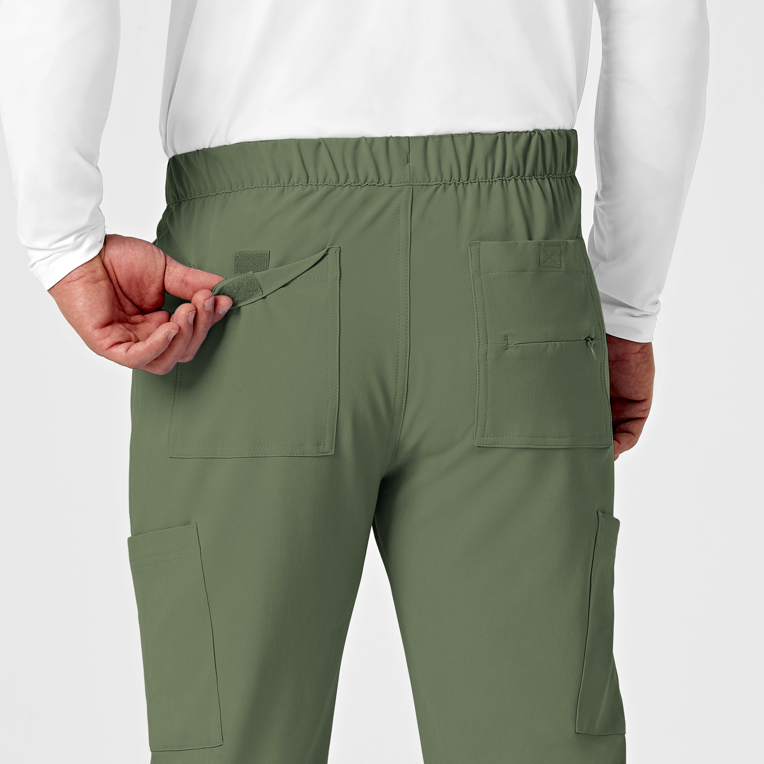 RENEW 5034 Men's Jogger Scrub Pants Olive