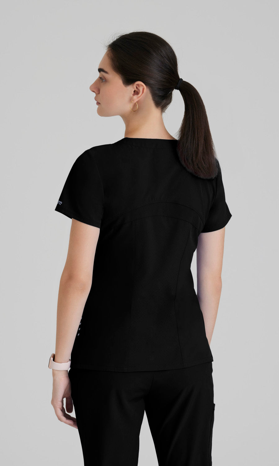 Barco One 5106 Pulse Scrub Top Black