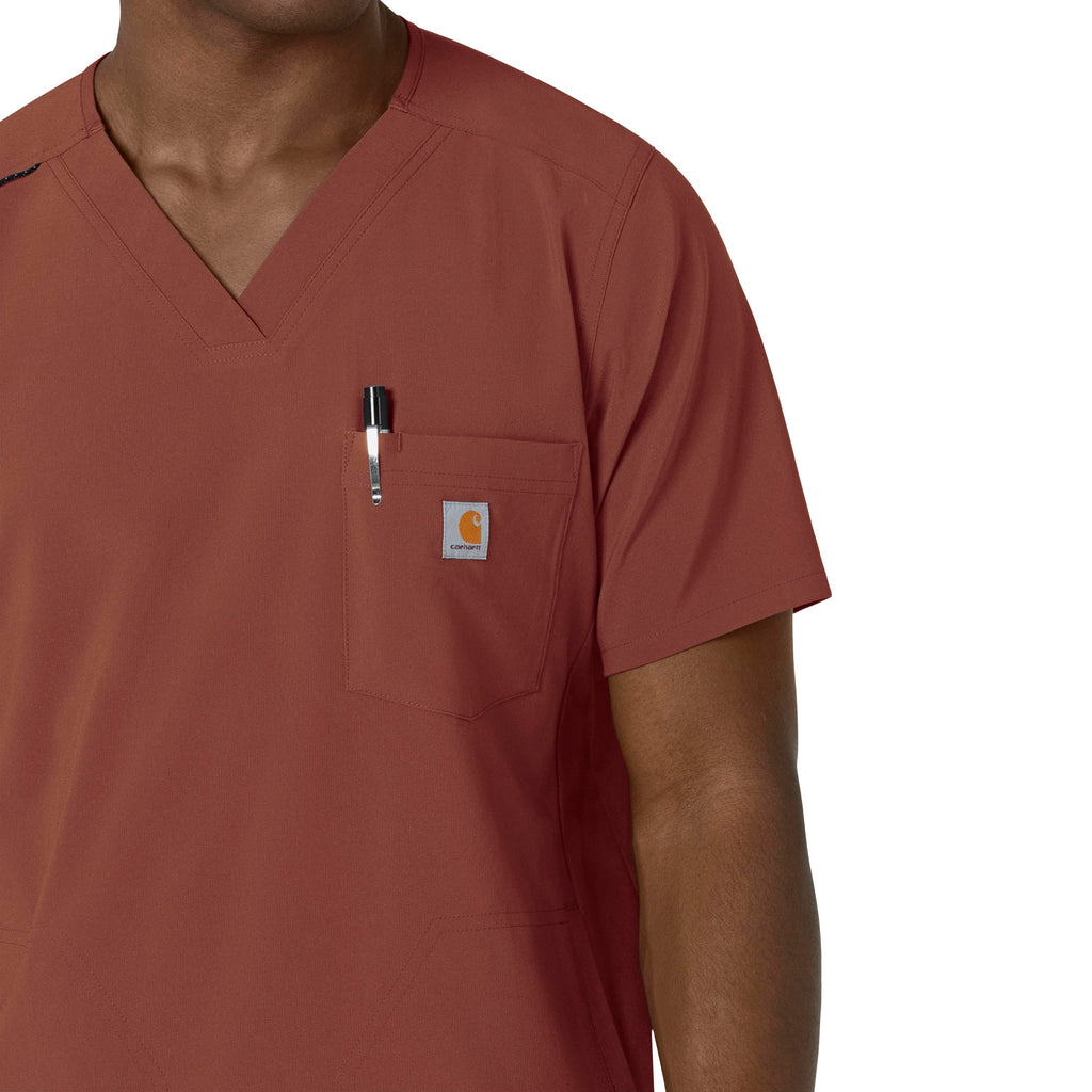 Force Cross-Flex C16410 Men's V-Neck Scrub Top Sable