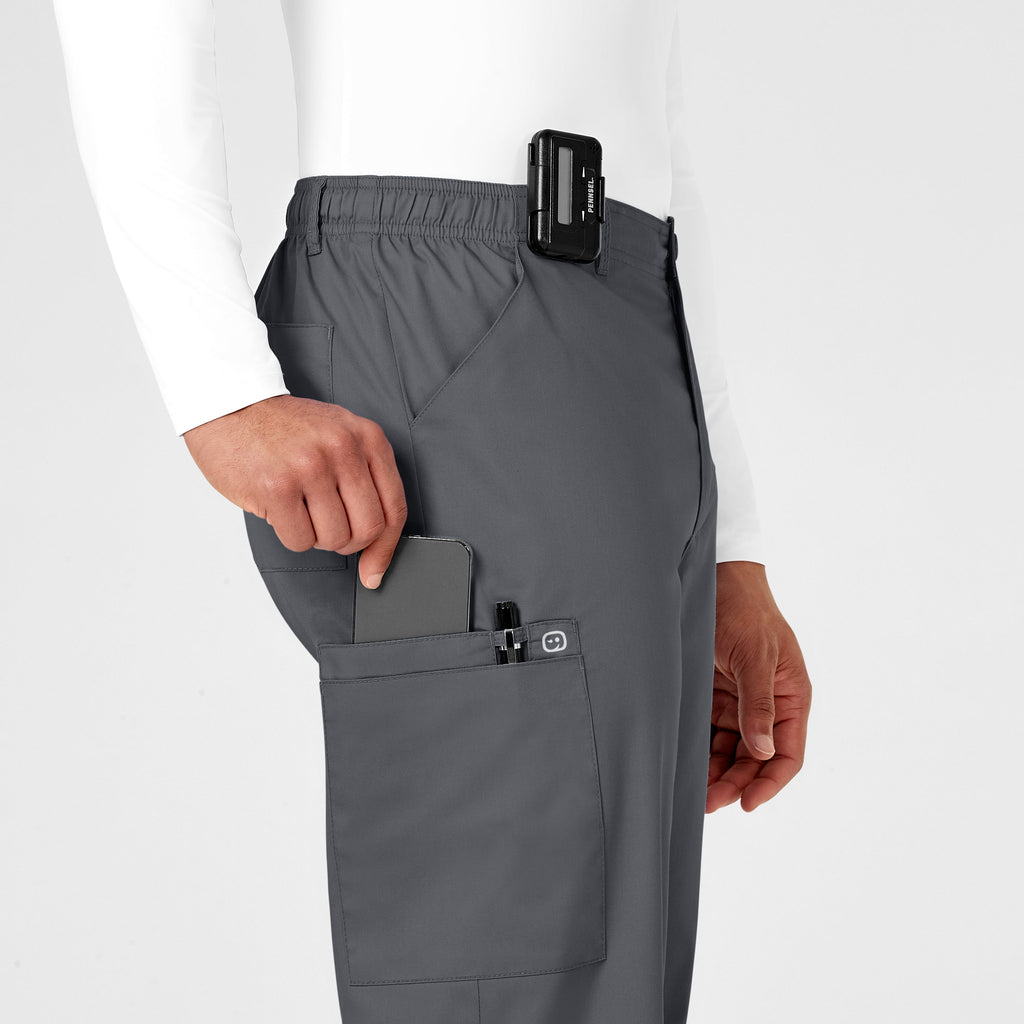 WonderWORK 503 Men's Cargo Scrub Pants Pewter