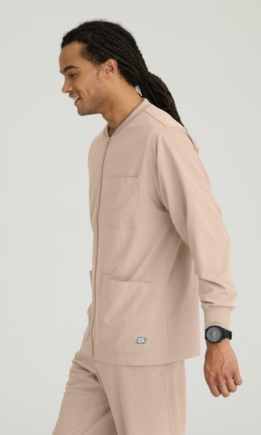 Skechers SK0408 Structure Scrub Jacket New Khaki