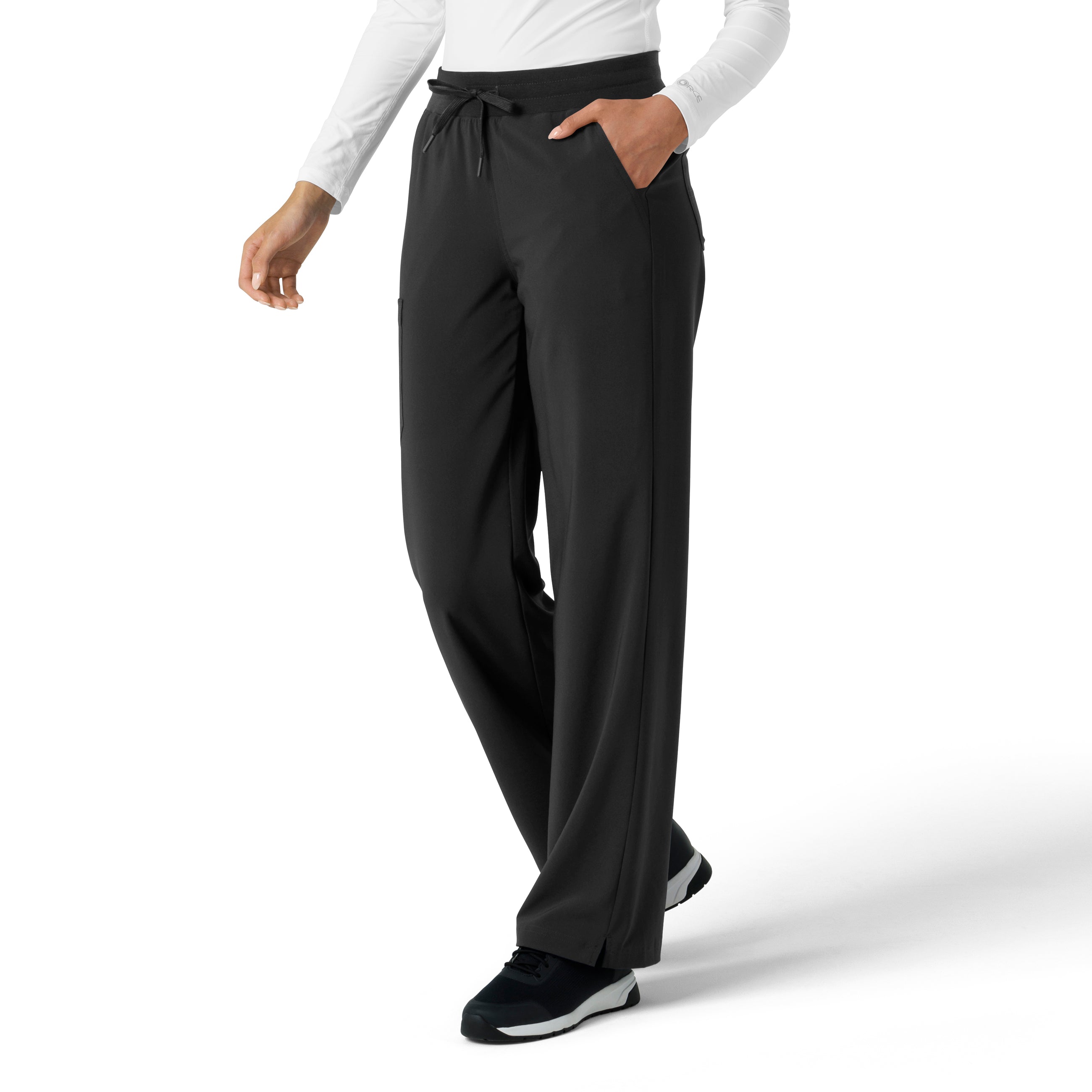 Force Cross-Flex C53310 Boot Cut Scrub Pants Black