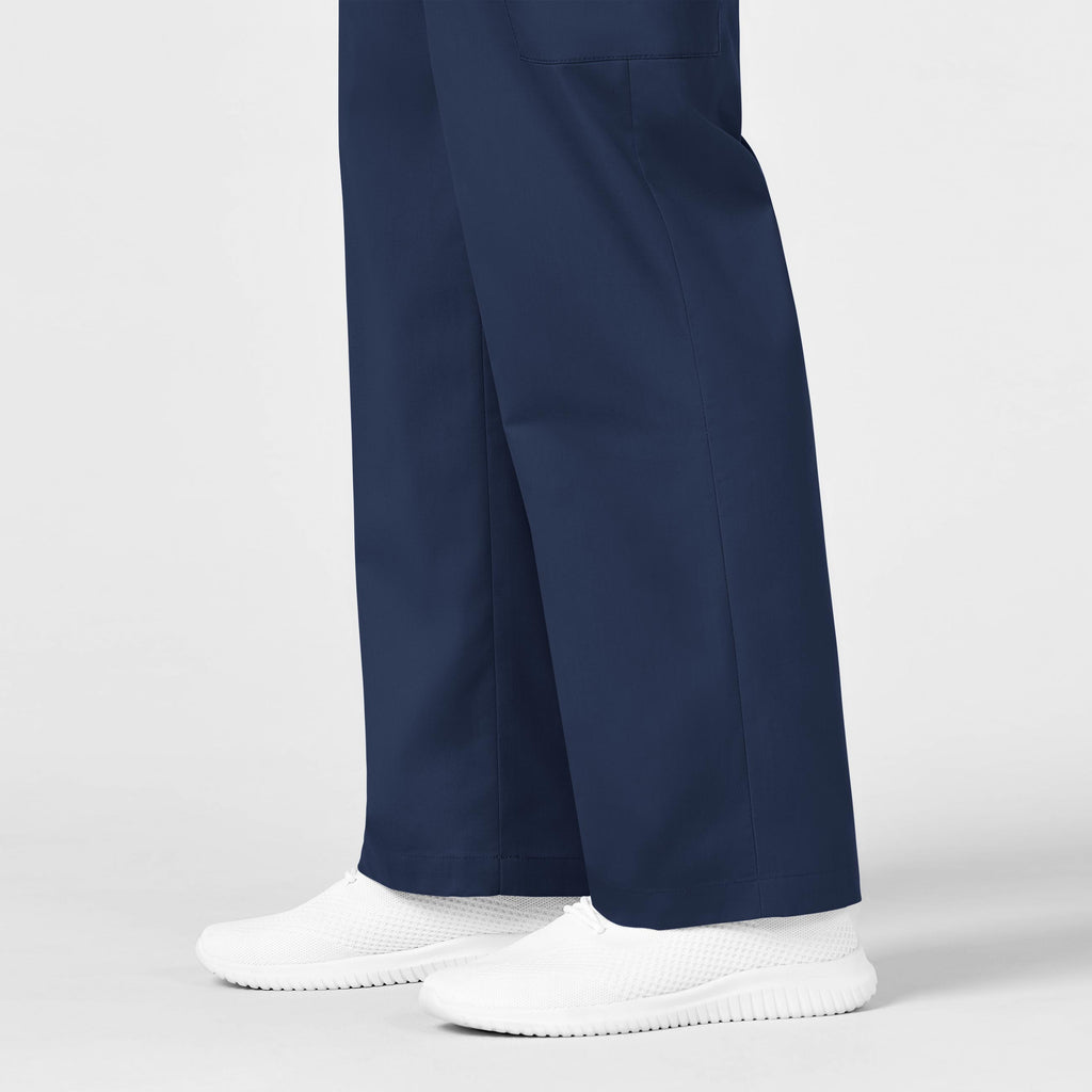 WonderWORK 503 Men's Cargo Scrub Pants Navy