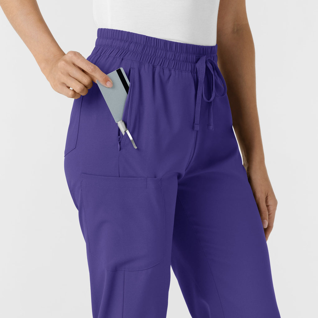 Boundless 5251 Bootcut Scrub Pants Grape