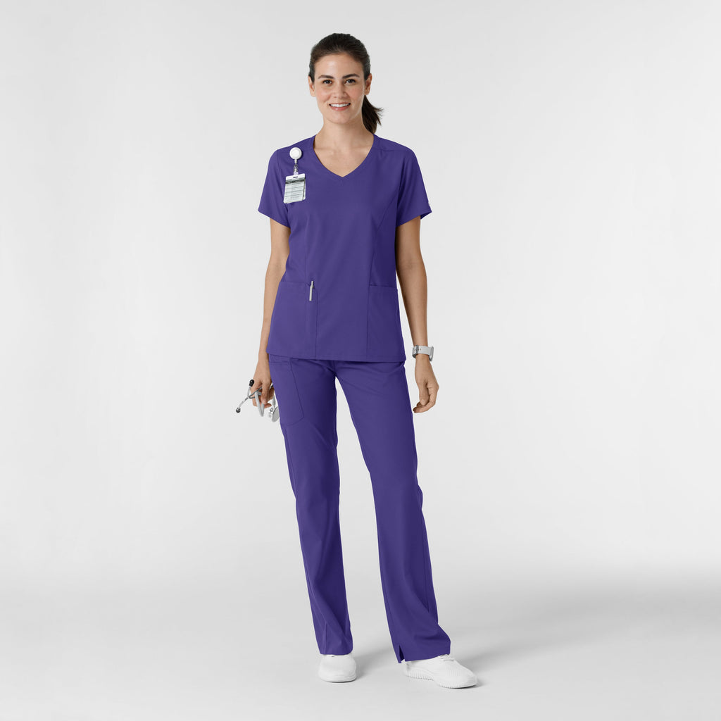 Boundless 5251 Bootcut Scrub Pants Grape