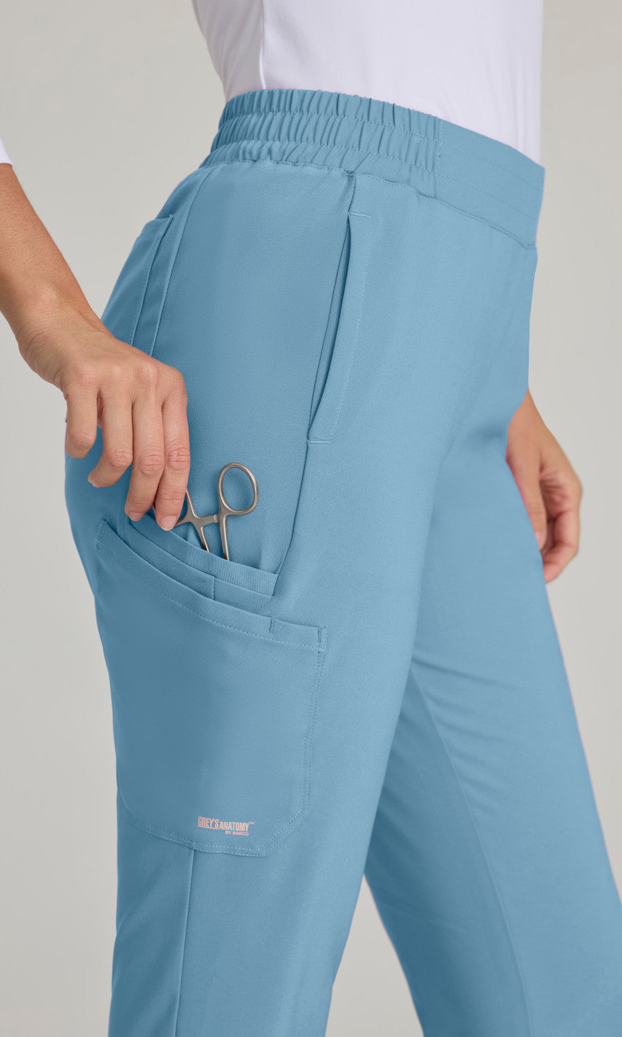 Grey's Anatomy Evolve GSSP627 Cosmo Scrub Pants Ocean Mist