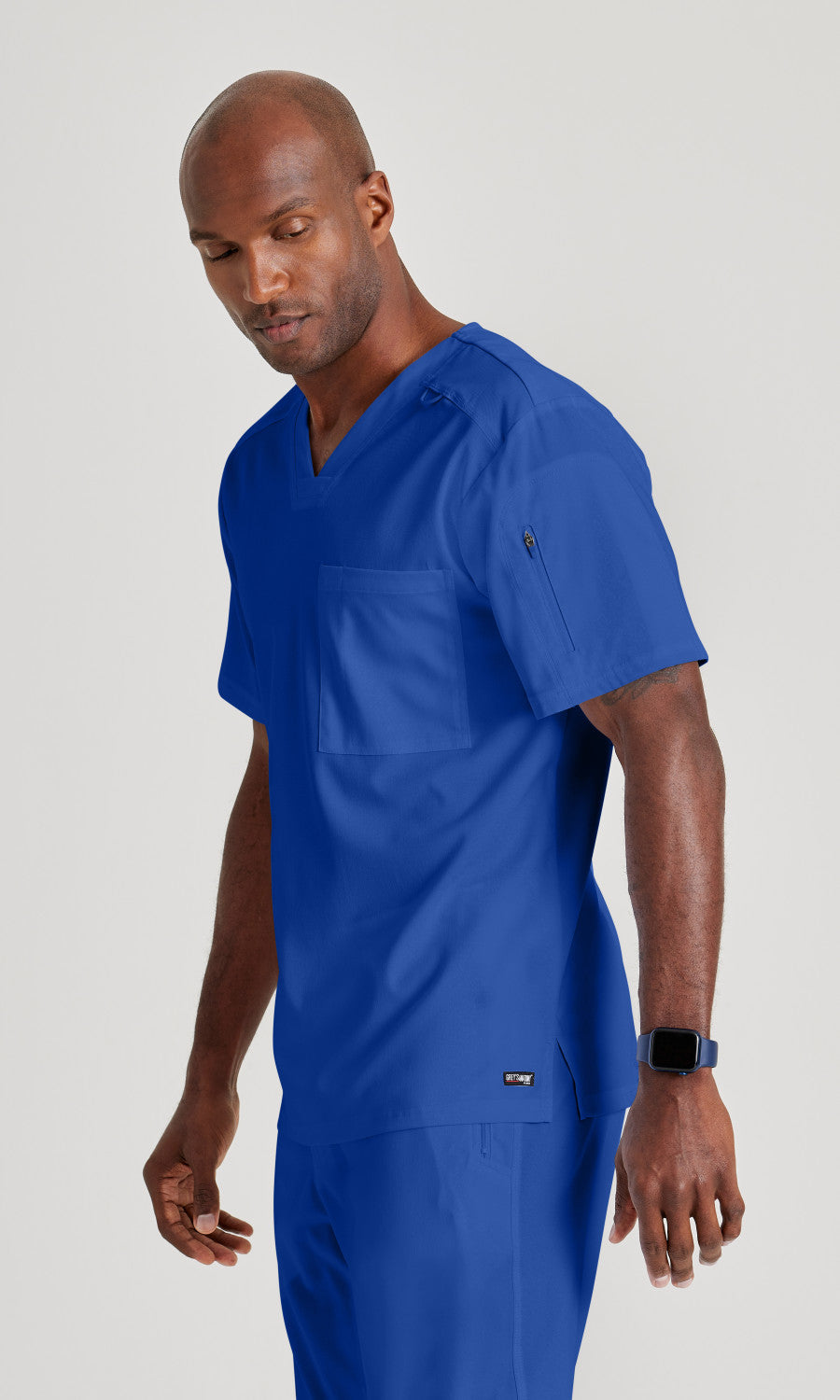 Grey's Anatomy Stretch GRST079 Murphy Scrub Top Galaxy