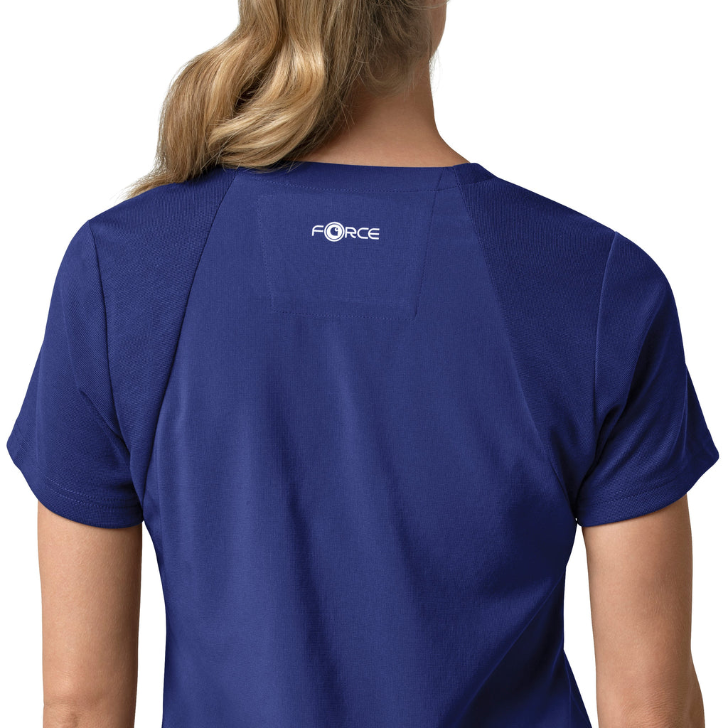 Force Cross-Flex C13210 Women's Flex Panel V-Neck Scrub Top Galaxy Blue