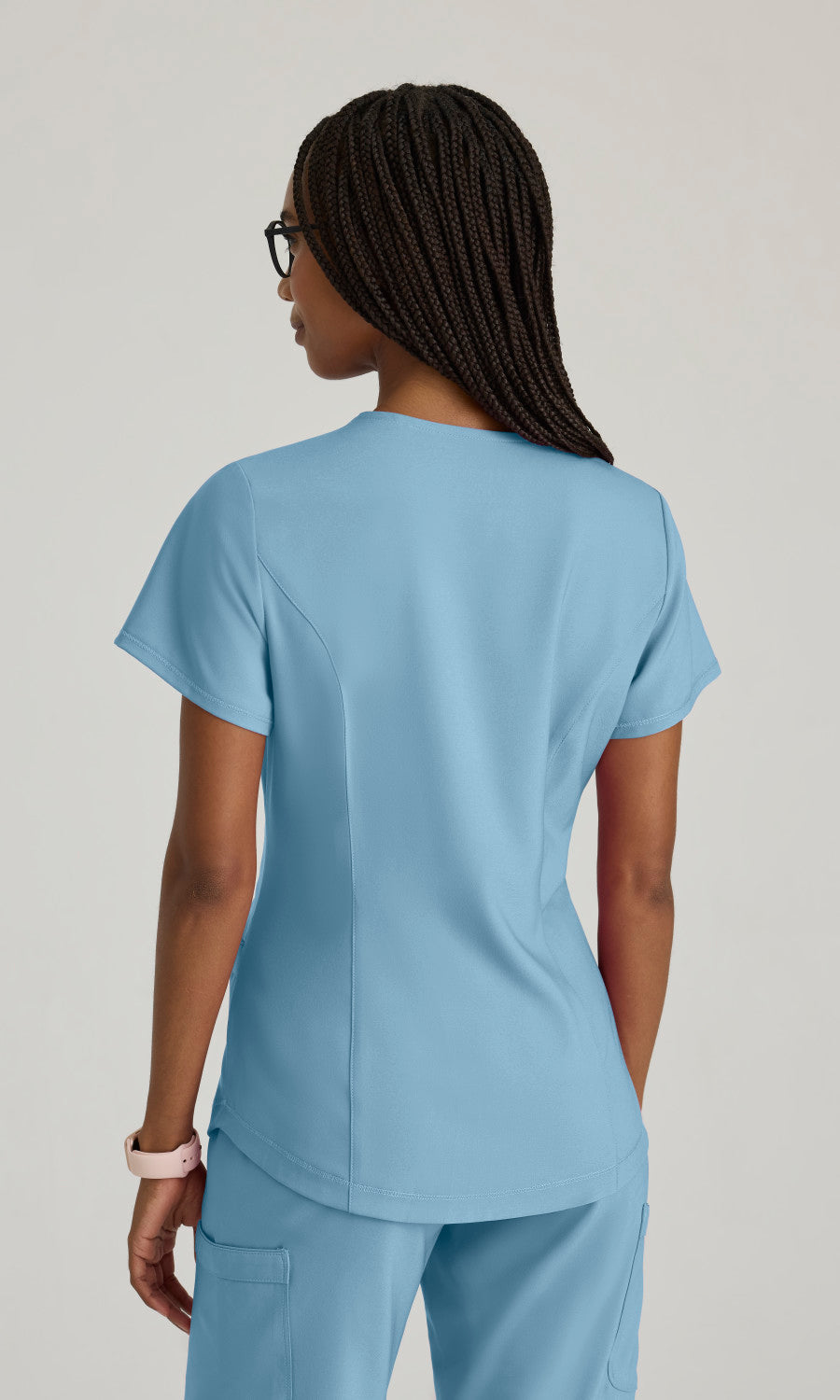 Grey's Anatomy Evolve GSST180 Rhythm Scrub Top Ocean Mist