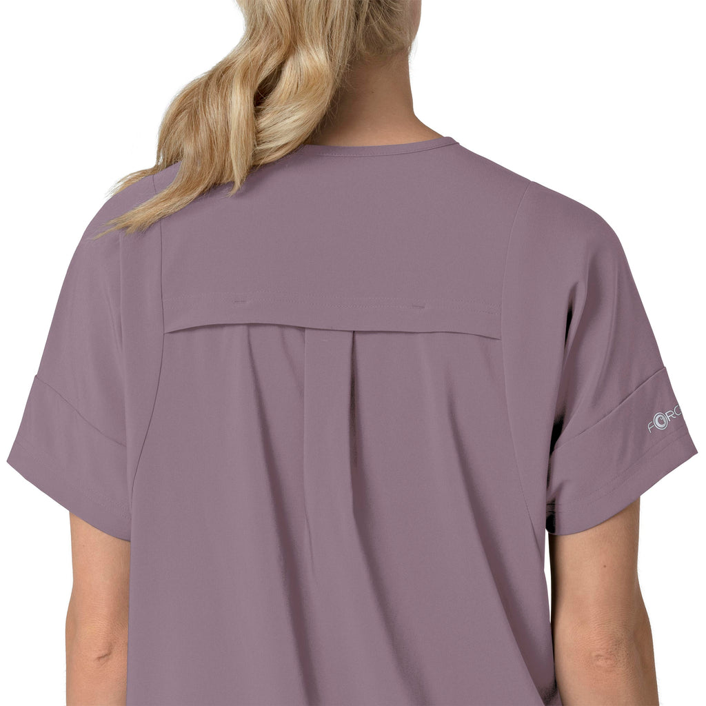 Force Cross-Flex C13110 Oversized V-Neck Scrub Top Lavender Mist