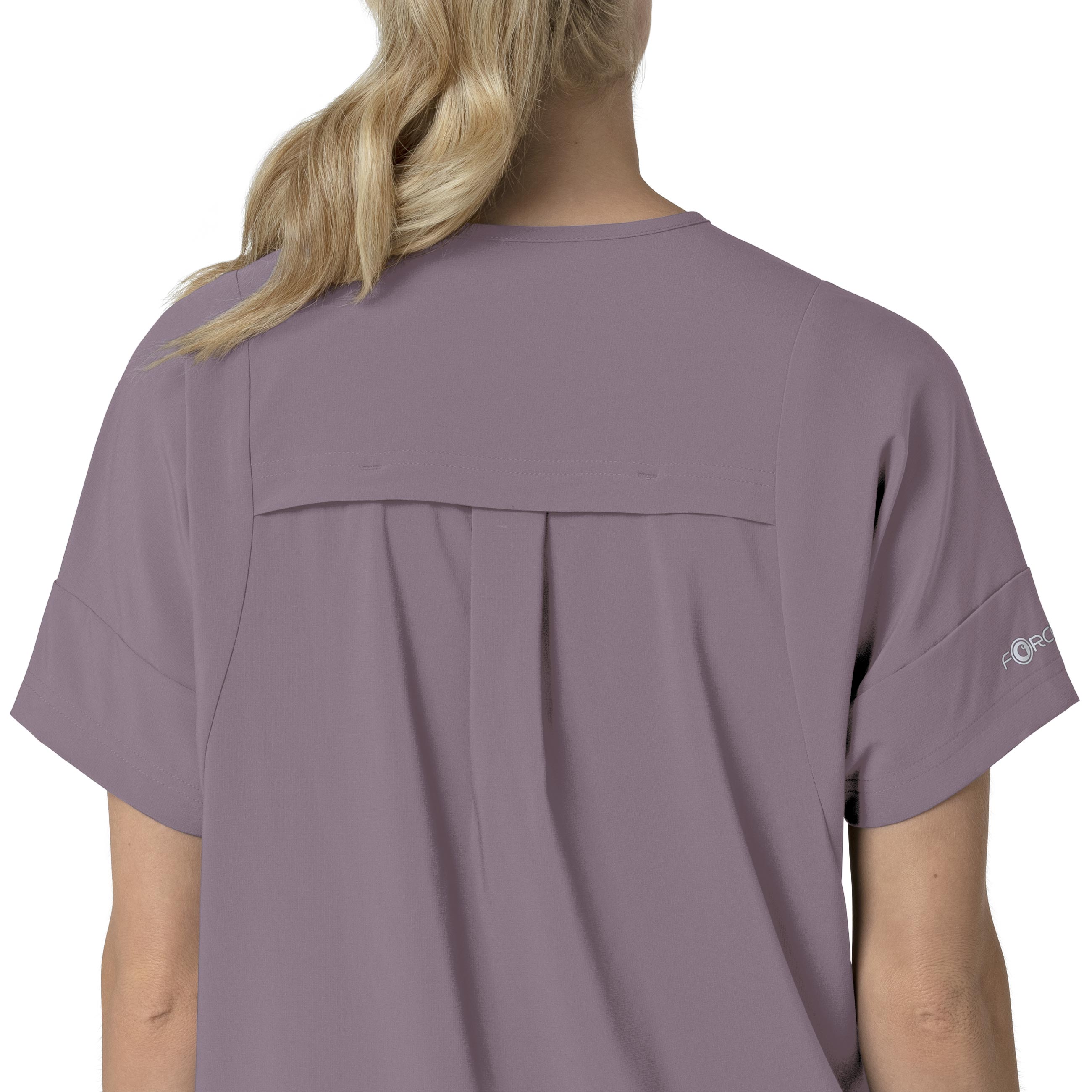 Force Cross-Flex C13110 Oversized V-Neck Scrub Top Lavender Mist