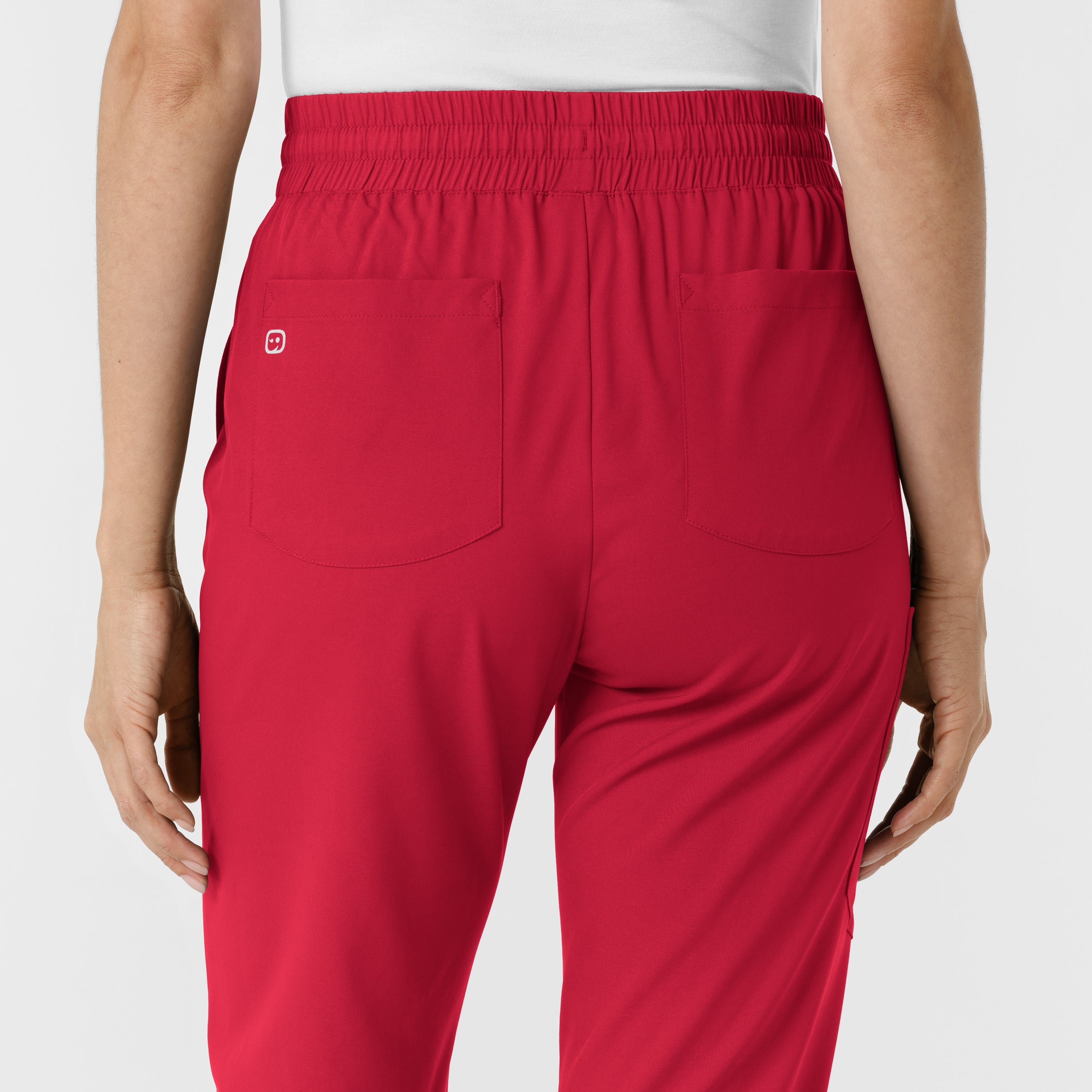 Boundless 5251 Bootcut Scrub Pants Red