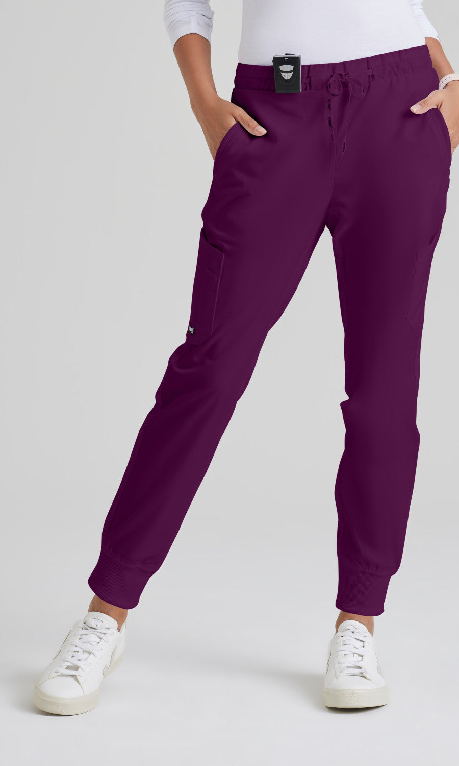 Grey's Anatomy GRP534 Kira Jogger Wine