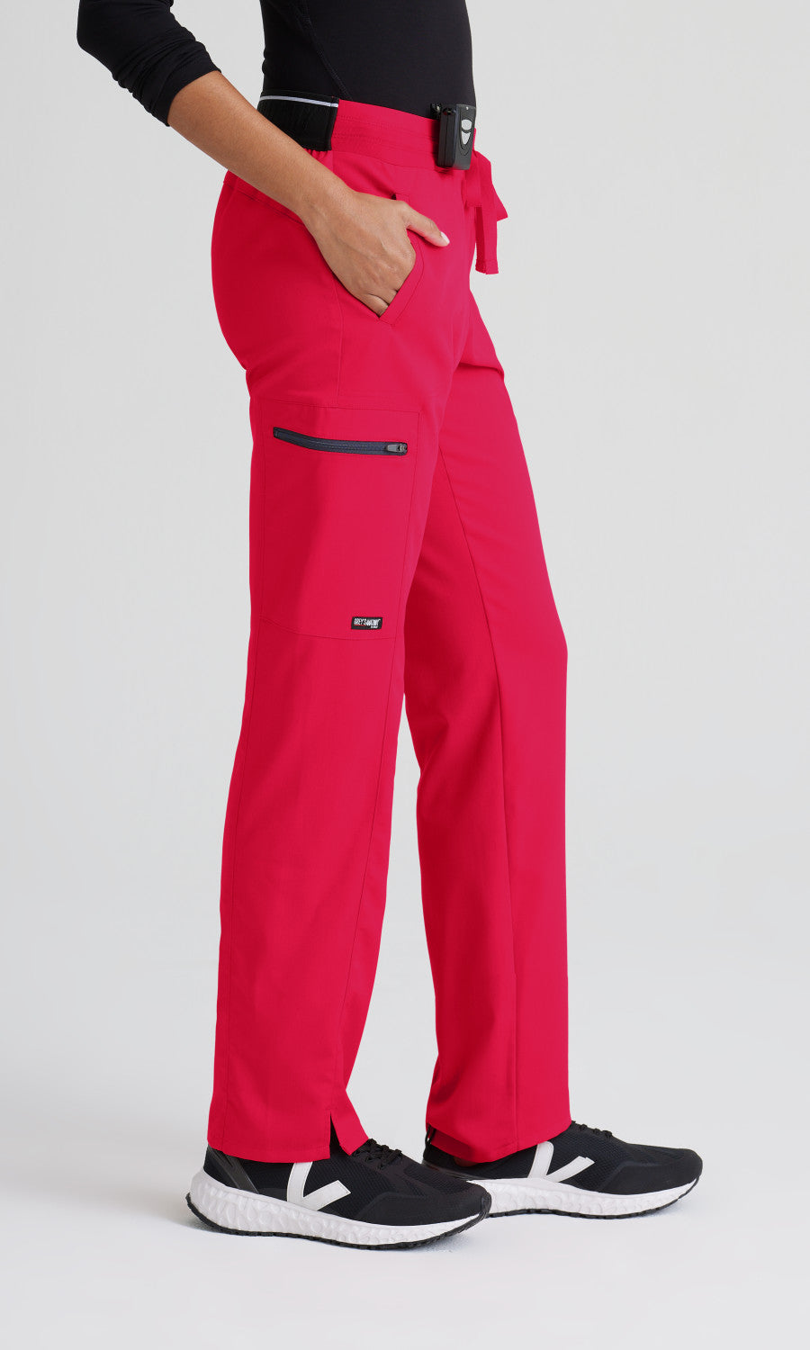 Grey's Anatomy Stretch GRSP500 Kim Scrub Pants Scarlet Red