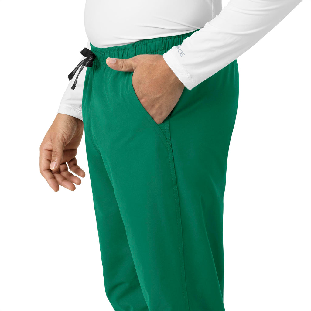 Force Essentials C55013 Unisex Elastic Waist Cargo Scrub Pants Hunter