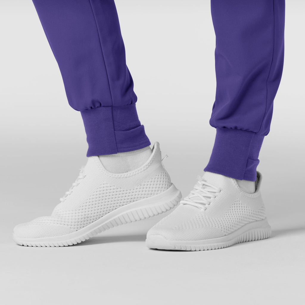 Thrive 5522 Convertible Stirrup Jogger Scrub Pants Grape
