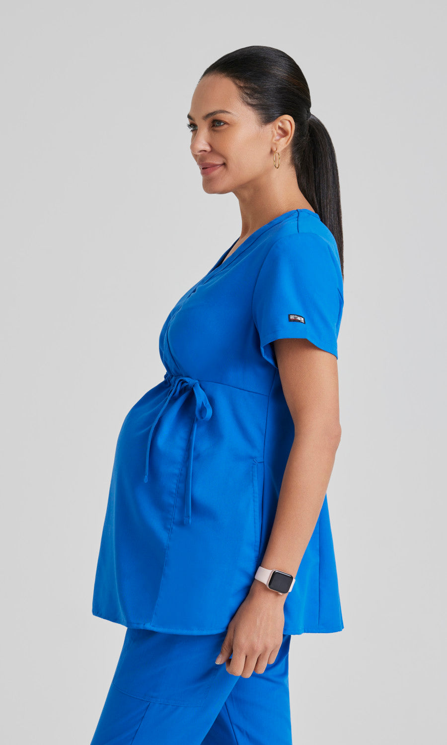 Grey's Anatomy GRT094 Lilah Scrub Top New Royal